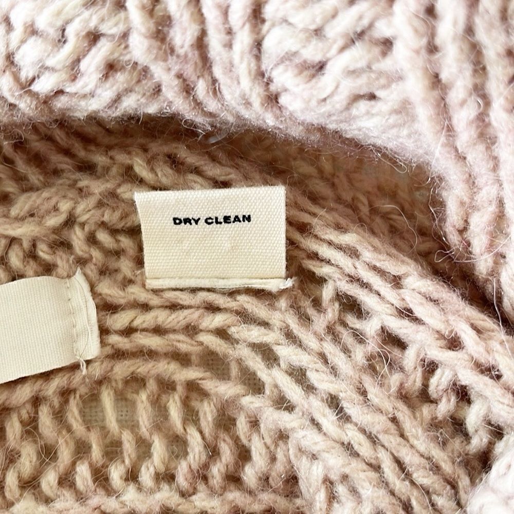 Anthropologie Sleeping on Snow Alpaca Blend Mock Neck Knit Sweater - Picture 9 of 9